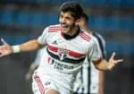 Com interesse internacional, São Paulo cogita vender a estrela da equipe de futebol de Dorival Júnior (Foto: Reprodução)