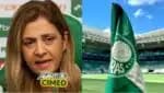 Leila Pereira sofre pressão em relação a número de ingressos no Allianz Parque (Fotos: Reprodução/ SE Palmeiras/ Cesar Greco/ Montagem)