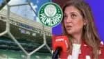 Estádio Allianz Parque e a presidente do Palmeiras, Leila Pereira (Fotos: Reprodução/ CNN Brasil/ SE Palmeiras/ Montagem)