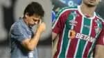Fernando Diniz canisbaixo; elenco pode perder volante (Foto: Reprodução/Ivan Storti/ Marcelo Gonçalves/ Fluminense FC/ Montagem)