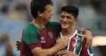 Fernando Diniz e Germán Cano são astros no Fluminense (Foto: Reprodução/ Lucas Tavares/ O Globo)