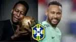 Rei Pelé e Neymar: consagrados pela Seleção Brasileira e reconhecidos pela CBF (Fotos: Reprodução/ Instagram/ CBF/ Montagem)