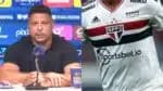 Ronaldo Fenômeno quer negociar com São Paulo por este craque (Fotos: Reprodução/ YouTube/ SPFC/ Montagem)