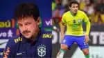 Fernando Diniz fez isso com Raphael Veiga na Seleção e revoltou Palmeirenses (Fotos: Reprodução/ Vitor Silva/ CBF/ Montagem)