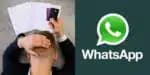 Homem com o nome sujo e logo do WhatsApp (Foto: Reprodução / Internet)

