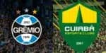 Logos do Grêmio e do Cuiabá (Foto: Reprodução / Internet)


