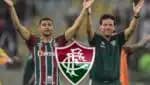 André e Fernando Diniz, do Fluminense (Foto: Rerodução/ Marcelo Gonçalves/ Flu)