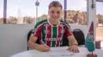 O jovem Léo Jance, ex-Palmeiras, São Paulo e Seleção, renova com o Fluminense (Foto: Reprodução/ Divulgação FFC)