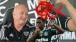 Felipão ganha astro do futebol apos receber 'xiu' do Palmeiras e recusar o Flamengo (Fotos: Reprodução/ Galo/ SEP/ Montagem)