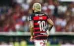 Gabigol volta a usar camisa 10 do Flamengo na Libertadores! Foto: Reprodução 