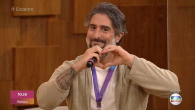 Marcos Mion estreia na Globo e chora com homenagem de Fátima Bernardes: “Muita emoção para meu coração”