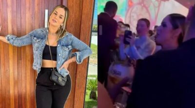 Pamella Holanda é flagrada dançando música de DJ Ivis em festa