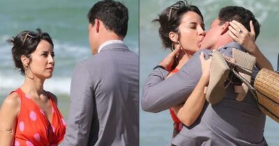 Um Lugar Ao Sol: Renato e Lara se beijam e são flagrados por Elenice
