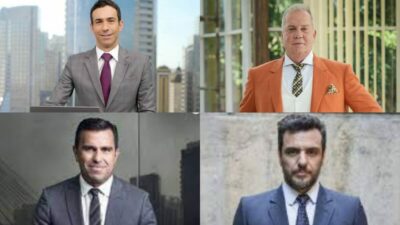 César Tralli, Luiz Fernando Guimarães, Rodrigo Bocardi e Rodrigo Lombardi assumem parceiros que escolheram para a vida