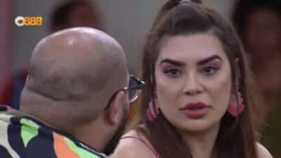 BBB22: Naiara e Tiago tem briga feia após jogo da Discórdia: “Não precisava me expor”