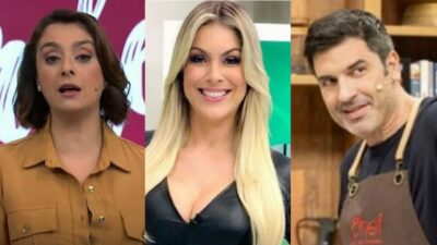 Catia Fonseca, Renata Fan e Edu Guedes vivem guerra por horário na Band e dono da emissora precisa intervir às pressas