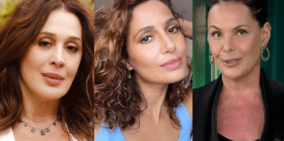 Cláudia Raia e Camila Pitanga falaram de Carolina Ferraz com ator em novela: “Beijo bem bom”