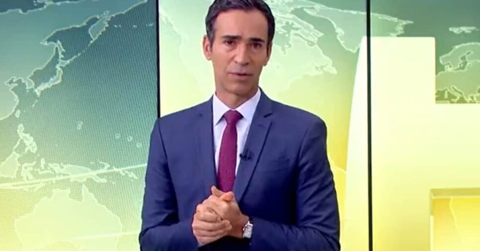 César Tralli quebrou protocolos na Globo ao abrir o coração ao vivo em meio a lágrimas: “Vocês que fazem isso”