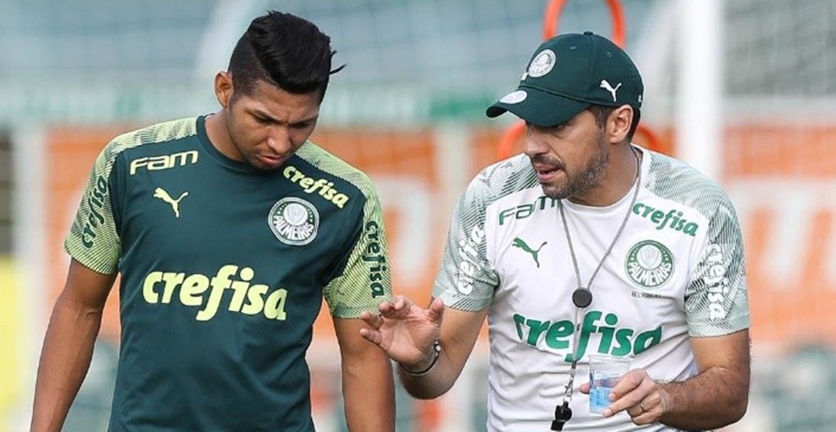 Rony e Abel Ferreira atuam no Palmeiras (Foto: Reprodução/ Cesar Greco/ SEP)