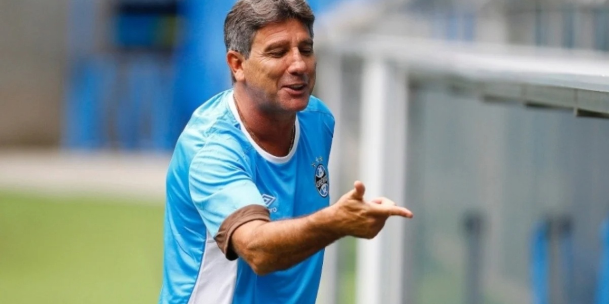 Renato Gaúcho, técnico do Grêmio (Imagem Reprodução Internet)