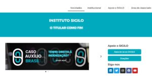 Site do Instituto Sigilo, onde se pode reinvidicar o direito à indenização (Foto: Reprodução/ Internet|)