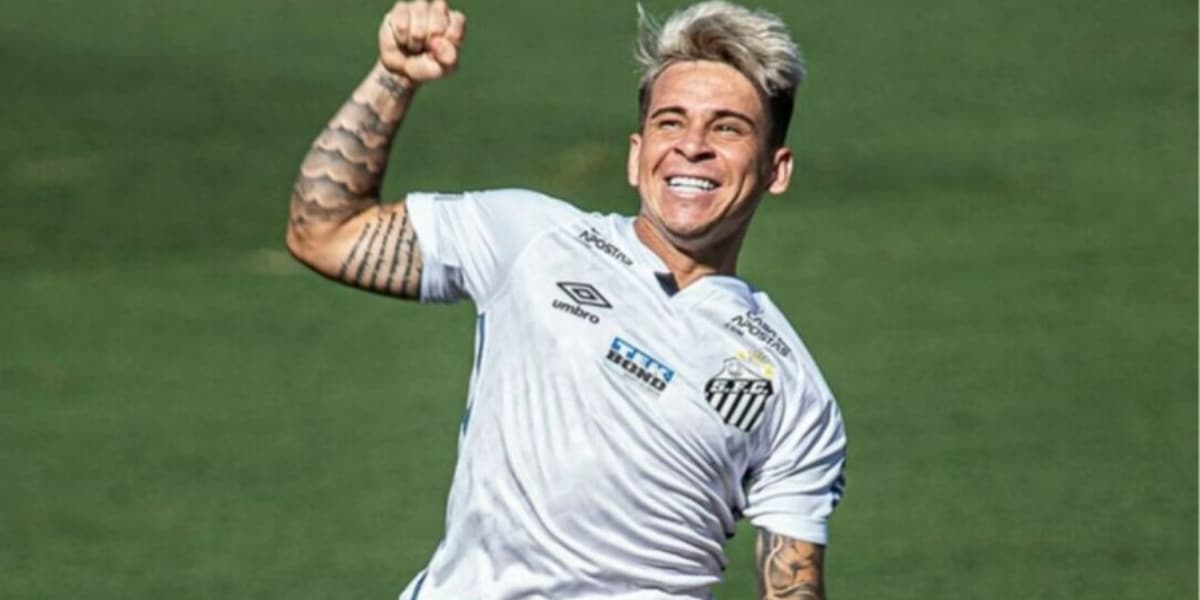 Santos revela empréstimo oficial de Soteldo para o Grêmio (Foto: Reprodução)