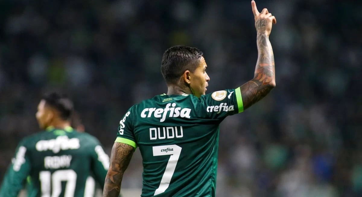 Dudu é Camisa 7 e jogador mais bem pago do Palmeiras (Foto: Reprodução/ Cesar Greco/ SEP)