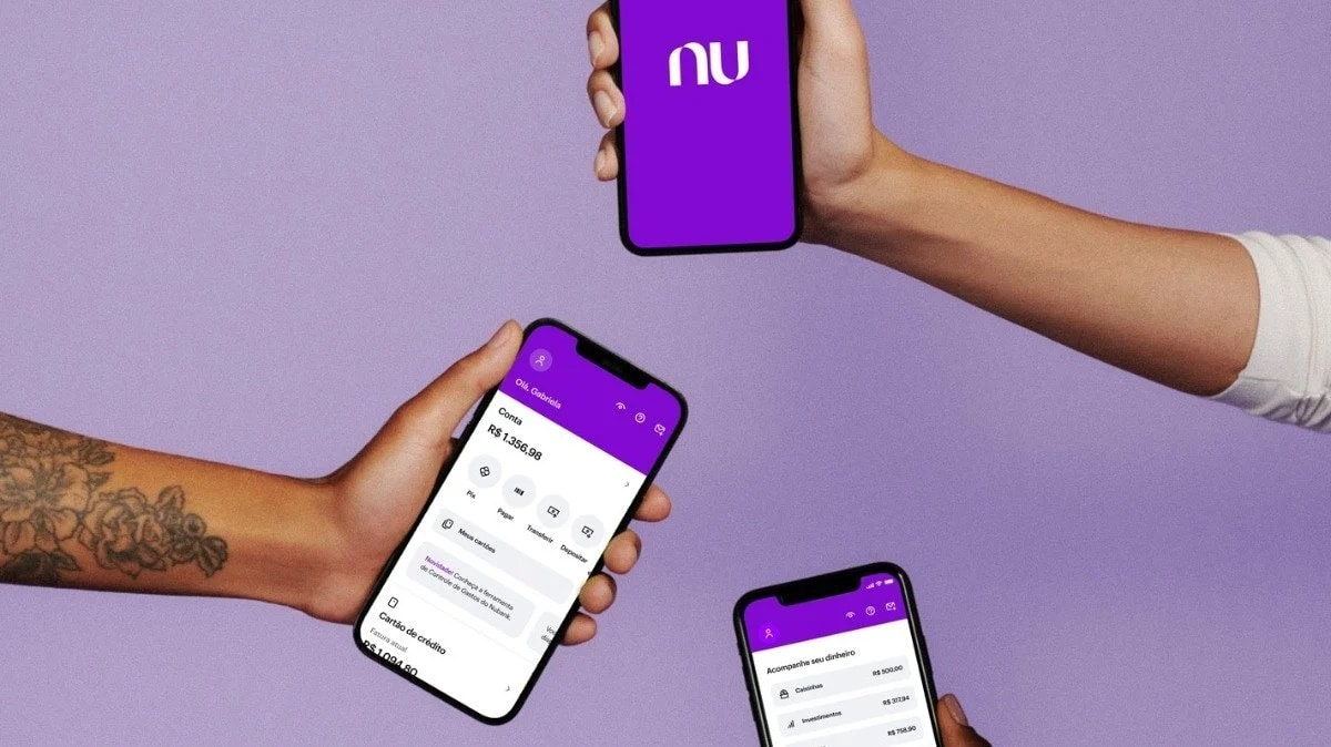 Nubank é fintech que oferece acesso via aparelhos smartphone e alerta sobre golpes e fraudes (Foto: Reprodução/ Internet)