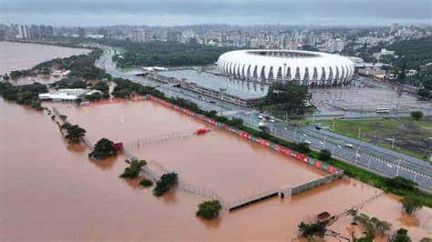 Jogador do Grêmio protesta contra jogos após chuvas no RS